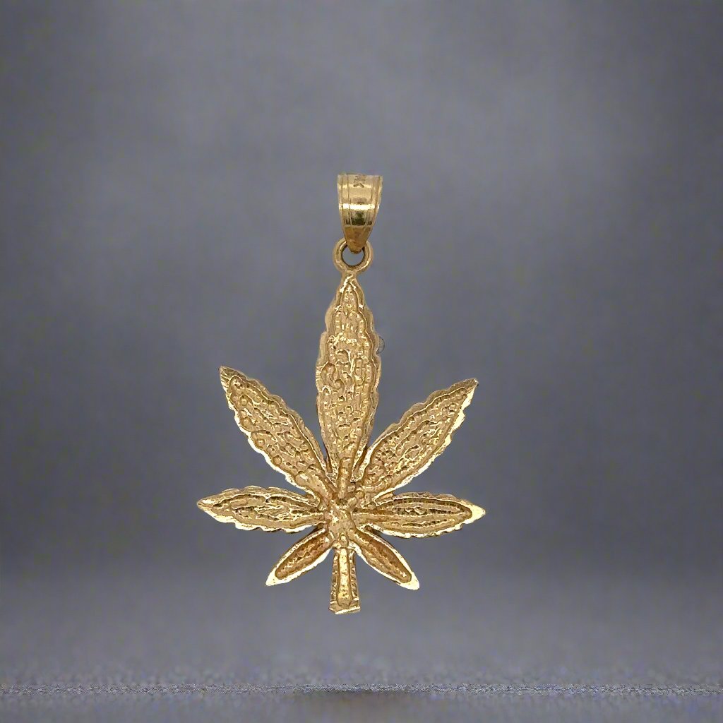 Back of leaf pendant