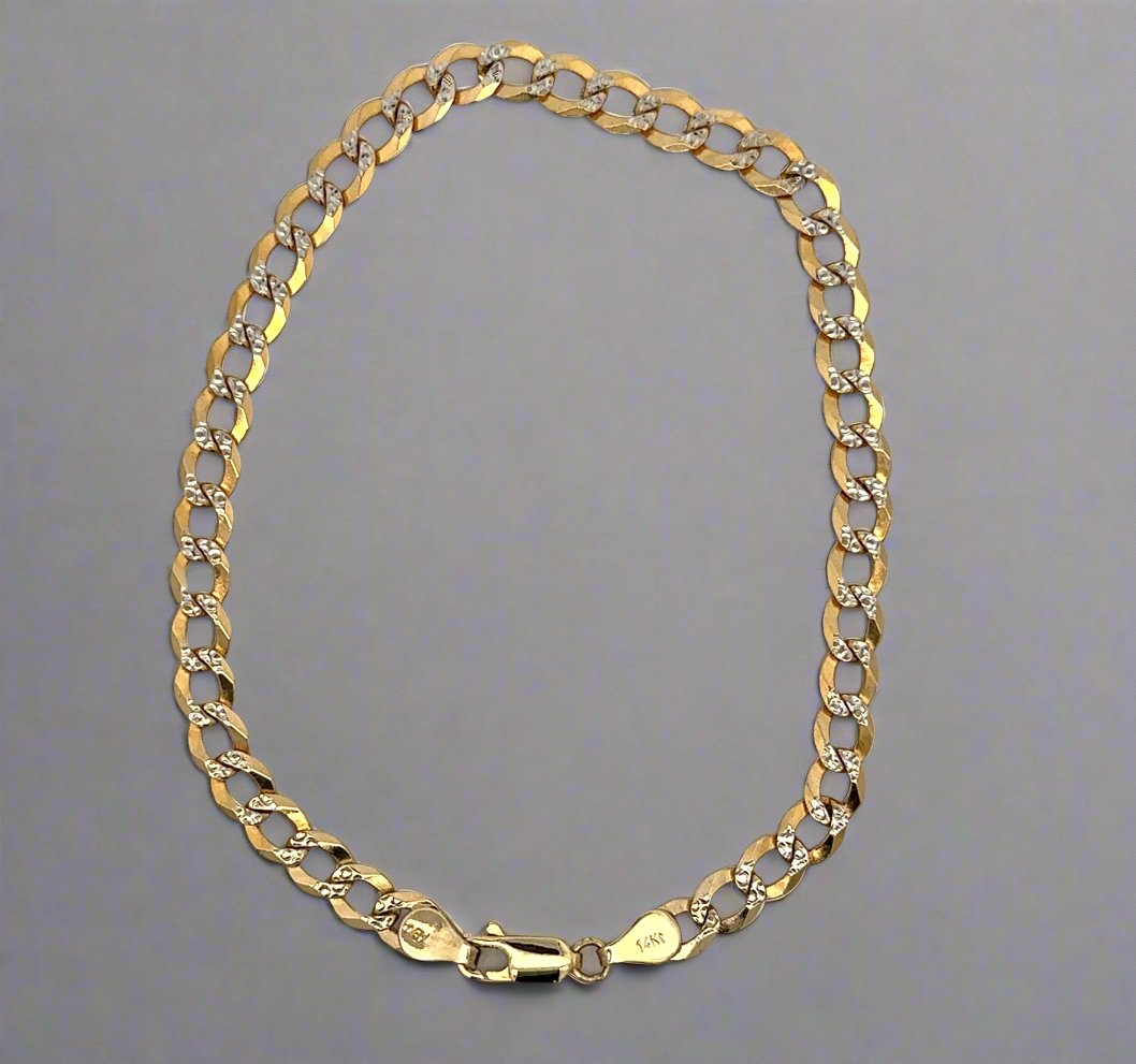 Two-toned anklet