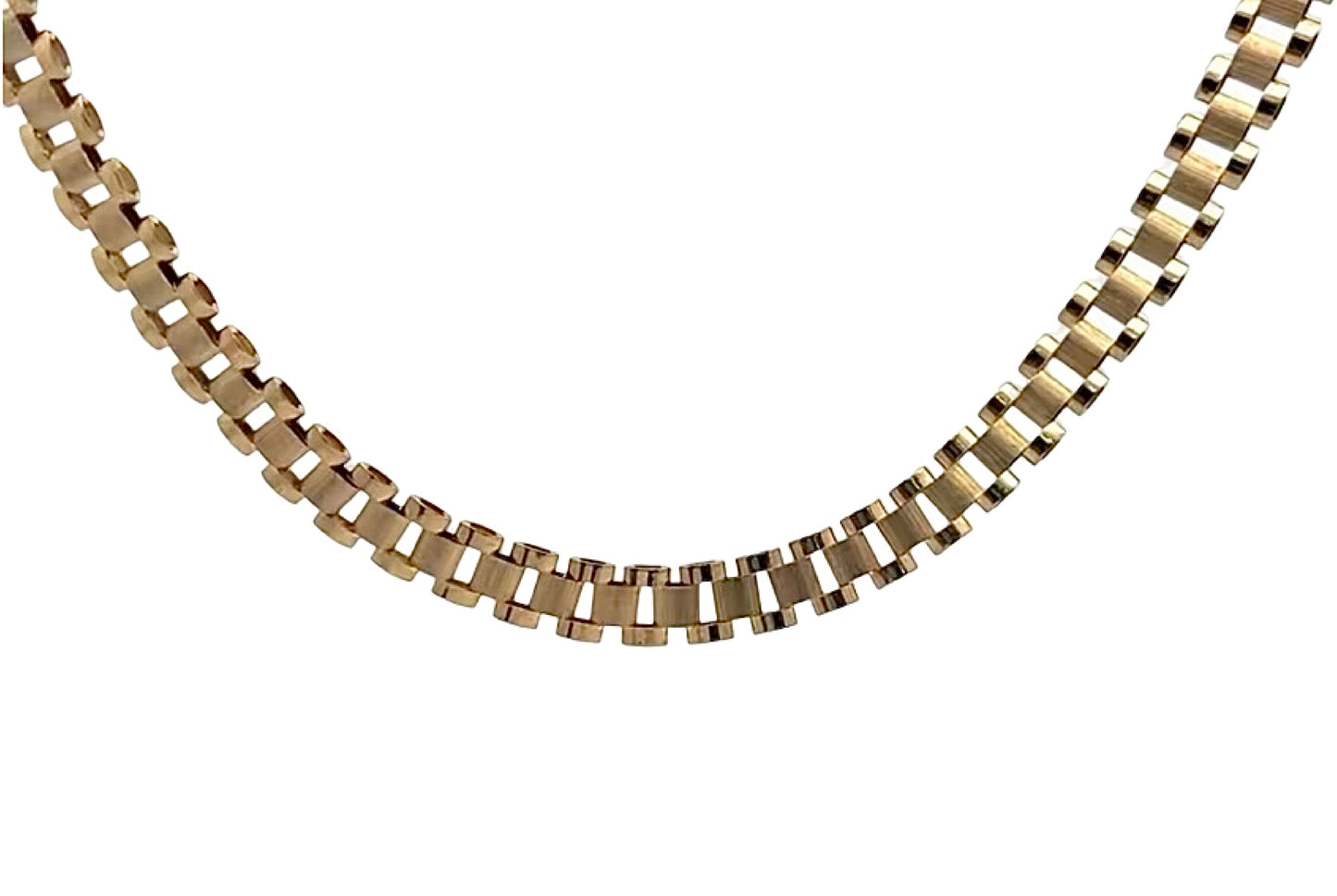10K Yellow Gold 24” 8mm Rolex Chain