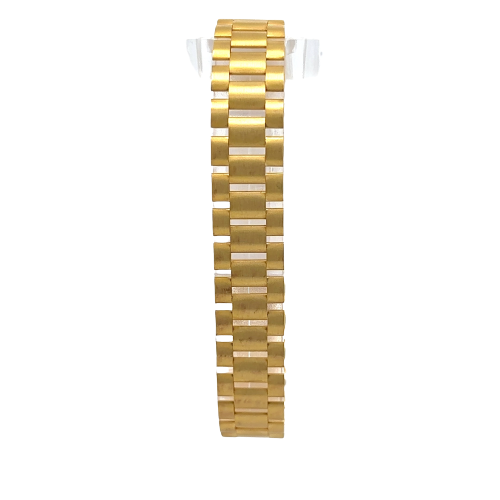 Front of the yellow gold rolex bracelet.