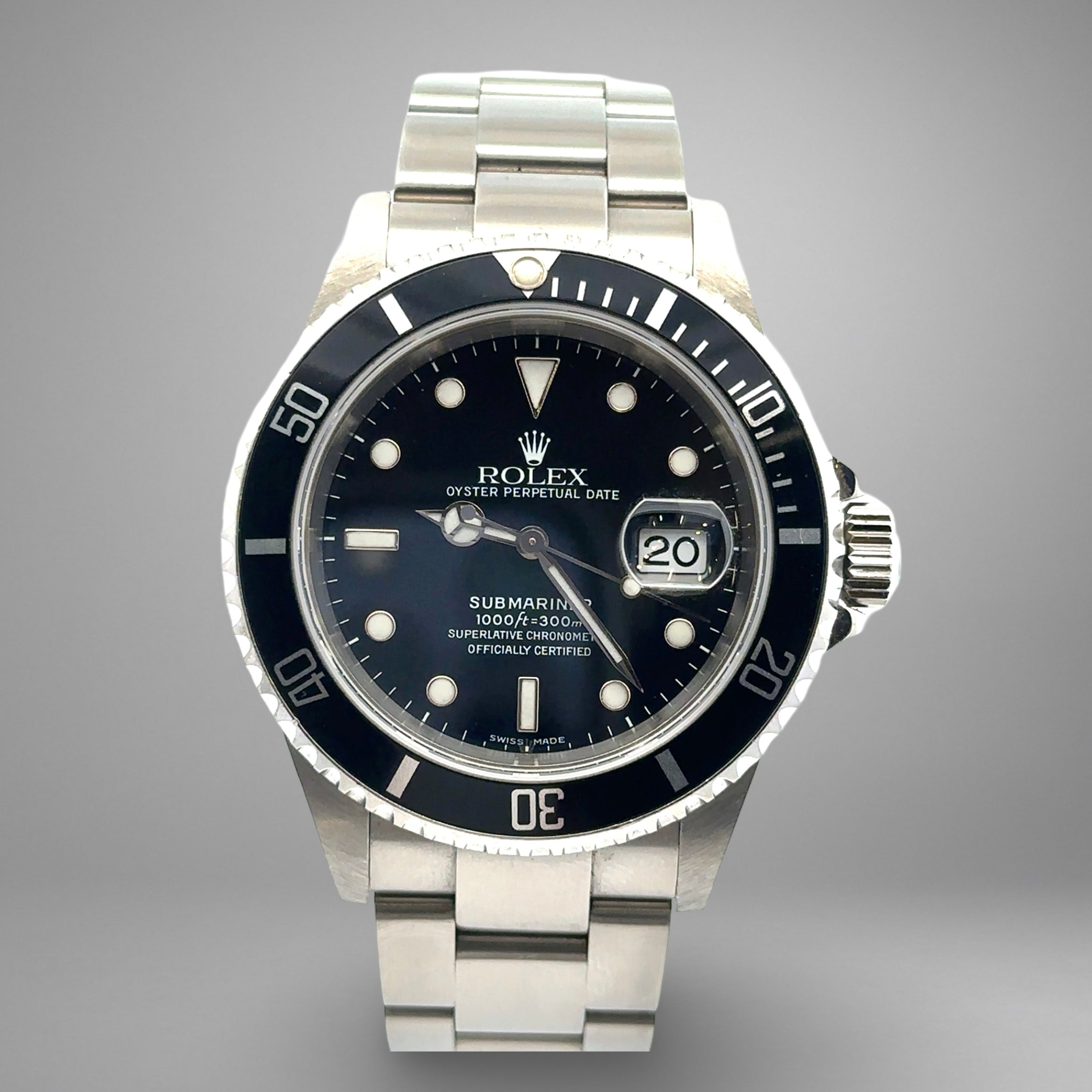 ROLEX サブマリーナ black Rolex Submariner Date 
