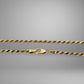 14K Yellow Gold 28" 2.3mm Rope Chain