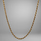 14K Yellow Gold 28" 2.3mm Rope Chain