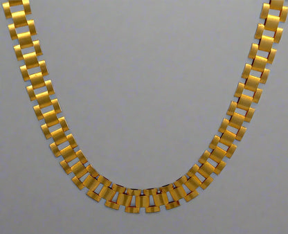 10K Yellow Gold 24" 8.1mm Unisex Rolex Chain