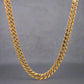 10K Yellow Gold 28" 6.5mm Unisex Cuban Link Chain