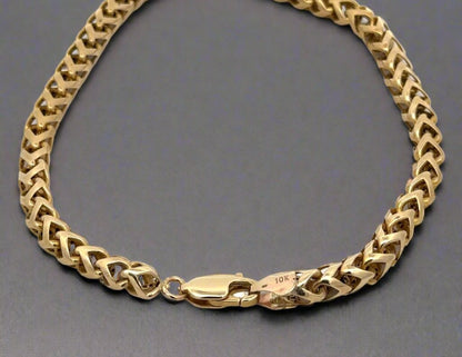 10K stamp on lobster clasp