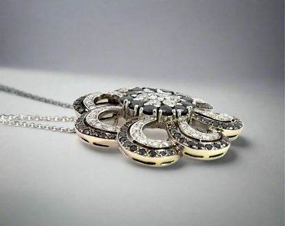 side of flower pendant