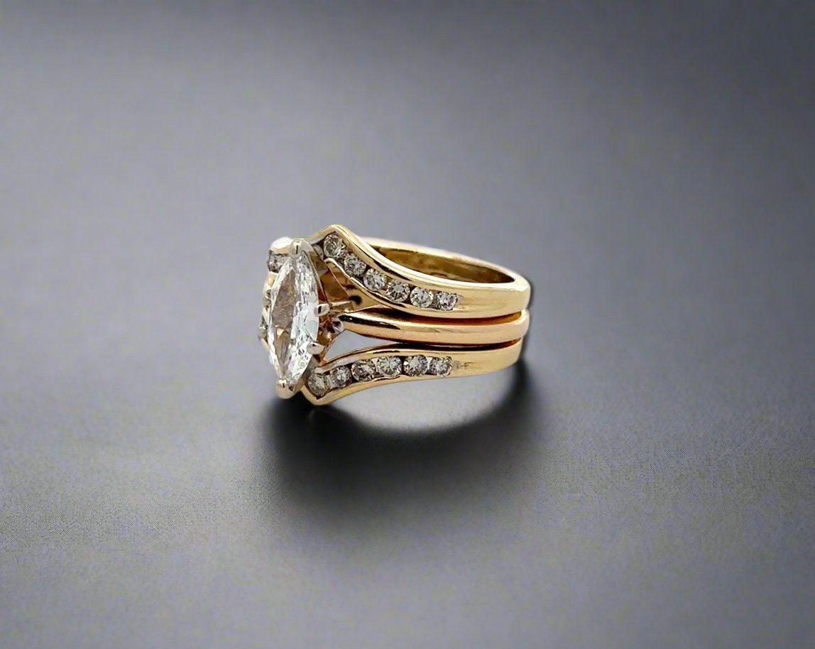 diagonal view of ring