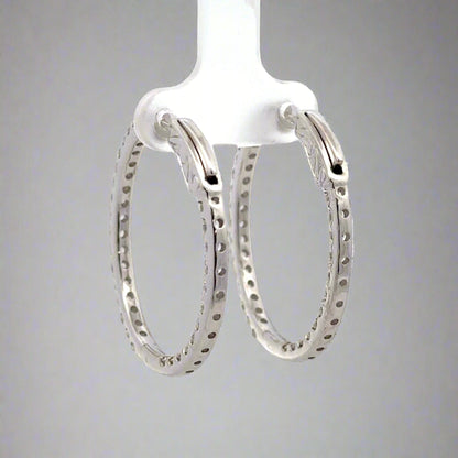 Back of diamond hoops