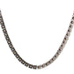 Back of white gold diamond tennis necklace