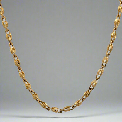 yellow gold turkish chain