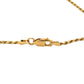 14K yellow gold lobster clasp