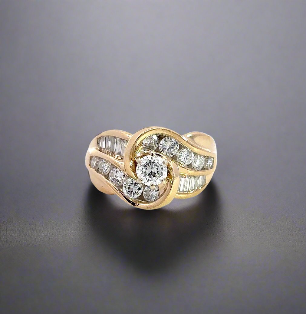 Front of diamond ring