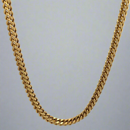 Front of square style franco chain