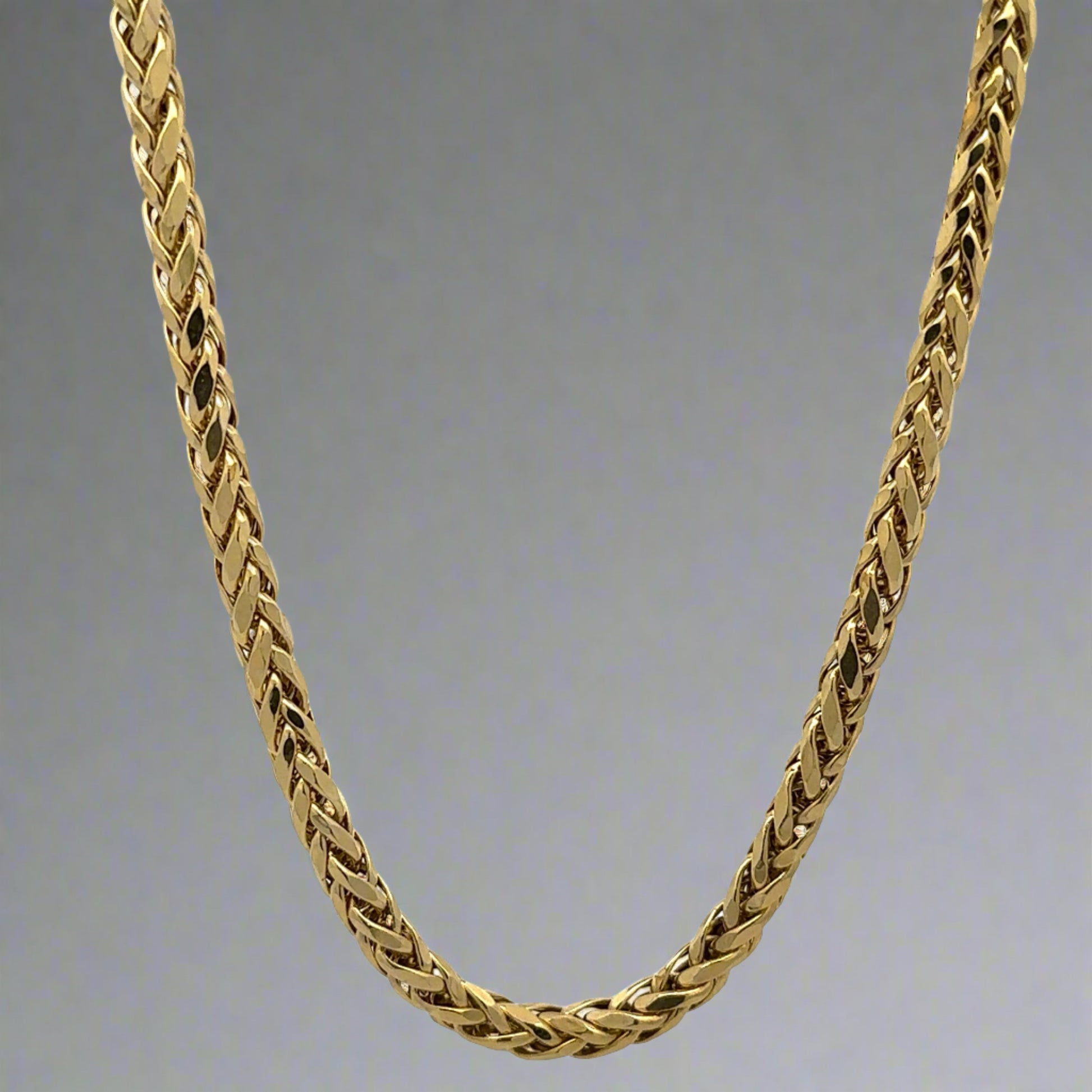 Front of round style franco chain