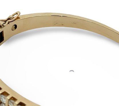 Scuffs on inside of bangle and small dent