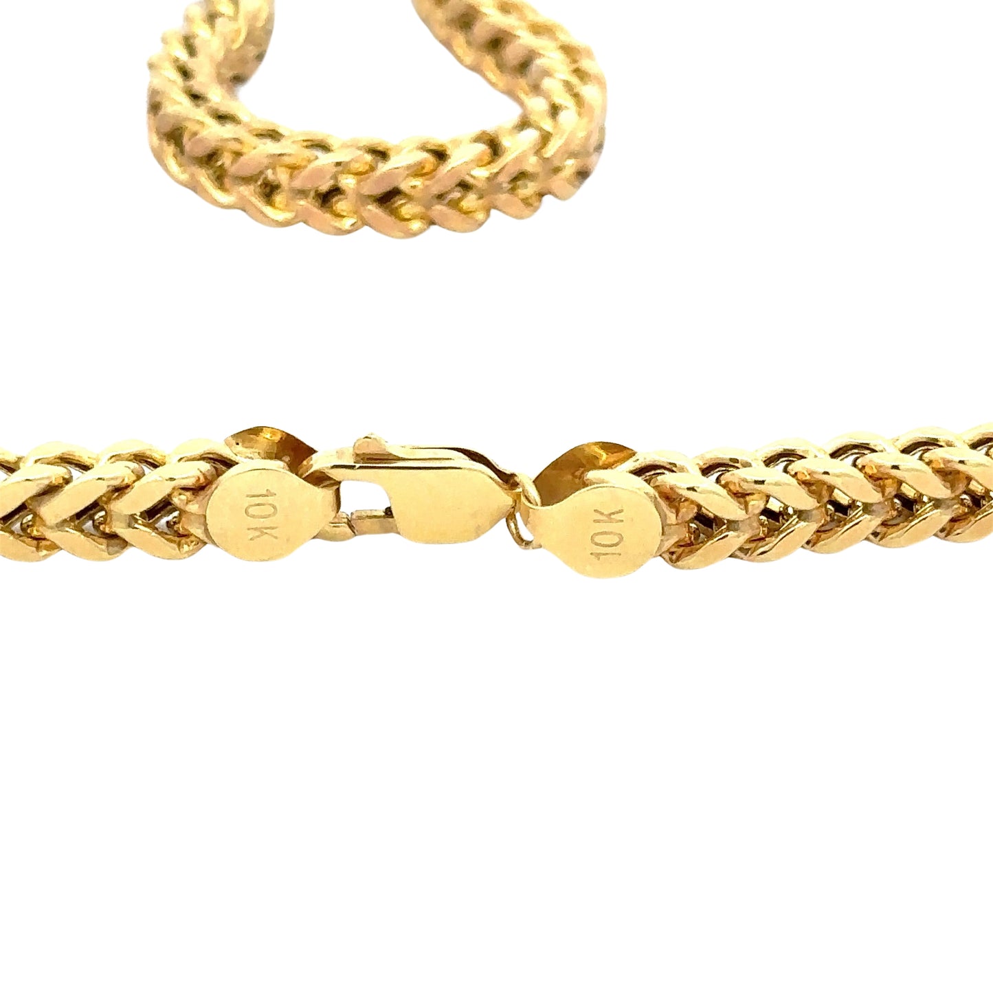 Yellow Gold lobster clasp with 10K stamp + some scratches
