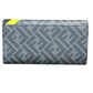 Back of wallet with grey texture + FF motif