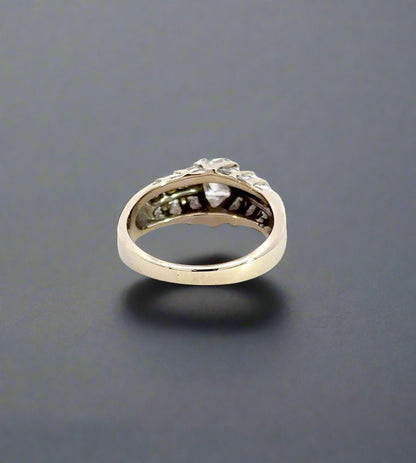 back of white gold ring