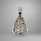 Back of white gold nugget pendant