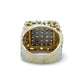 Back of gold ring with cosmetic wear