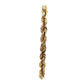 Front of yellow gold rope bracelet