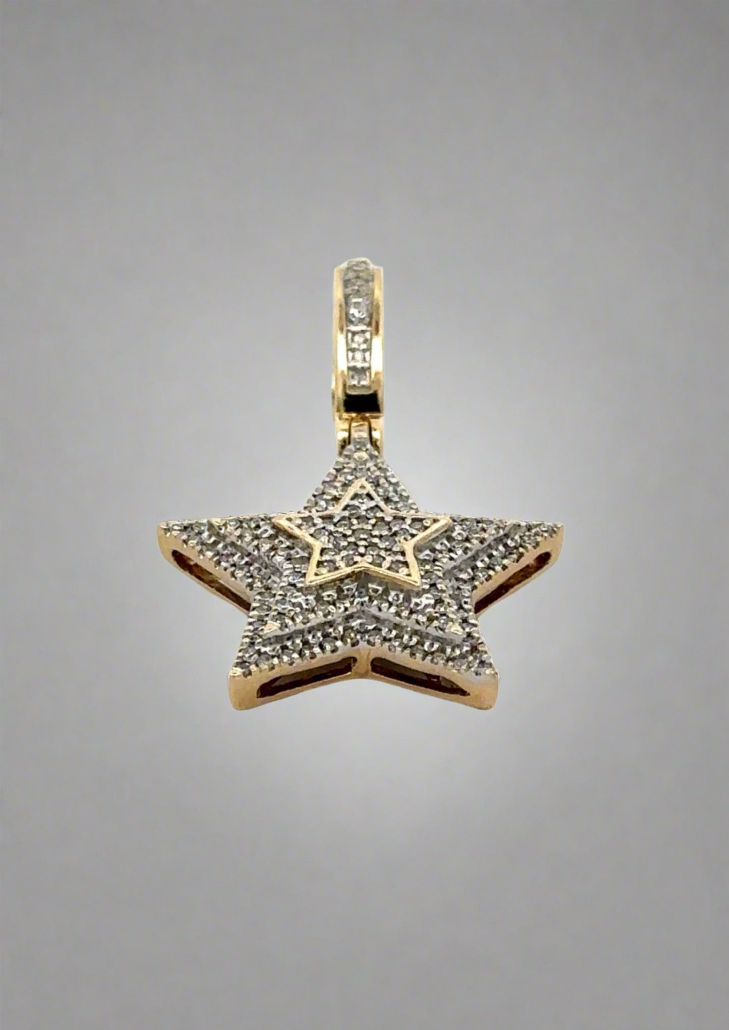 Bottom angle of star pendant