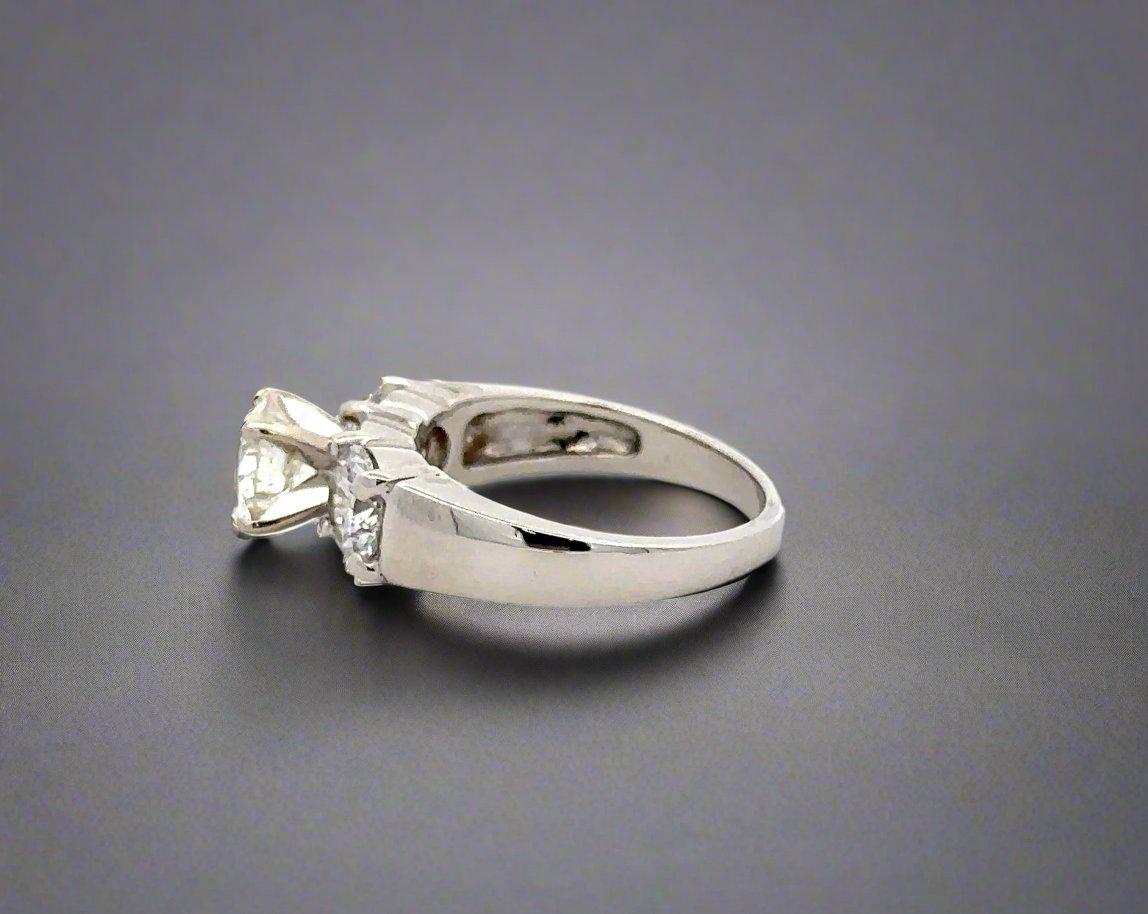 Side of platinum ring