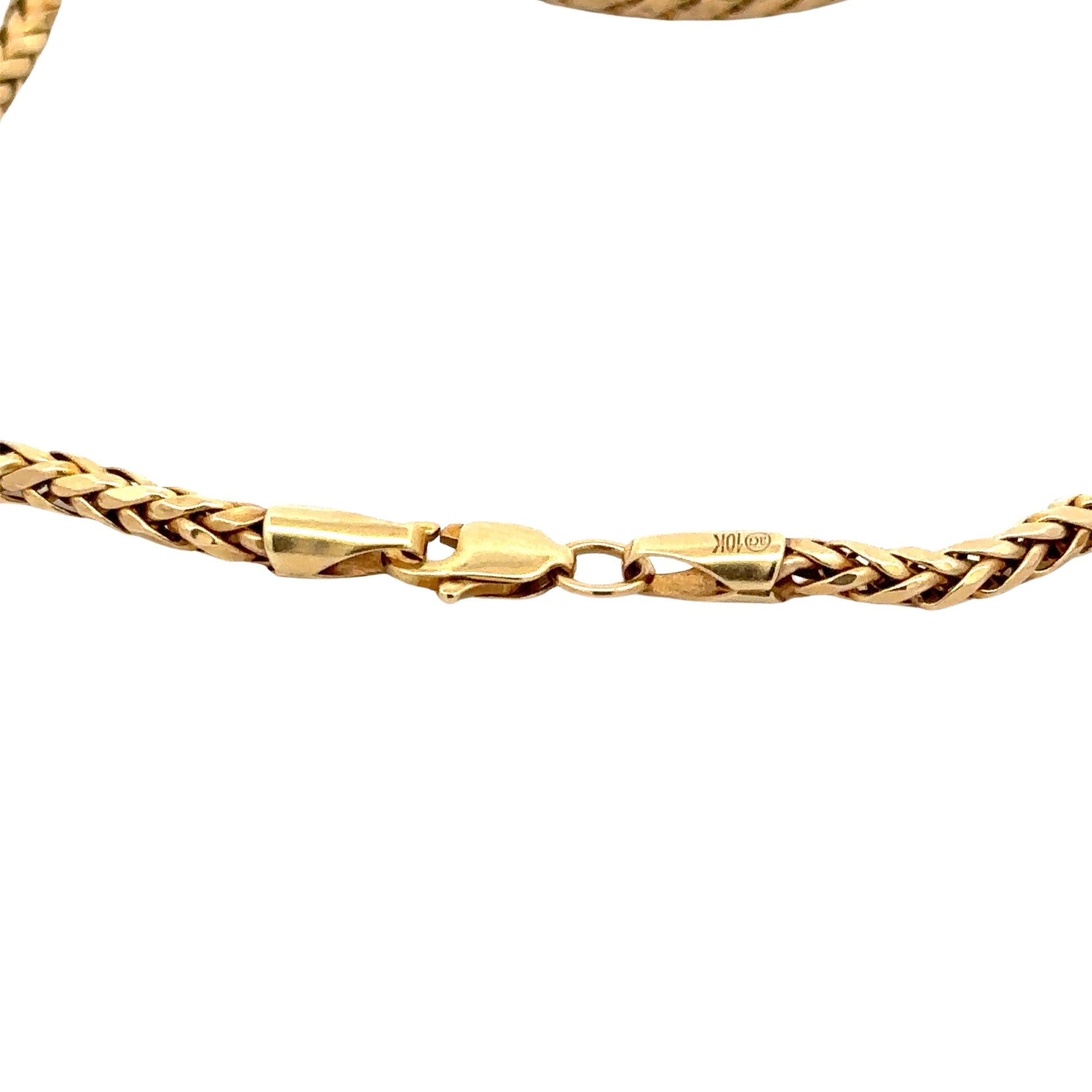 Yellow Gold Lobster clasp with 10K stamp