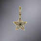 Back of star pendant