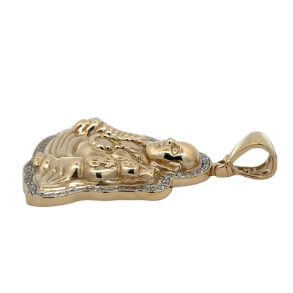 Side of pendant 