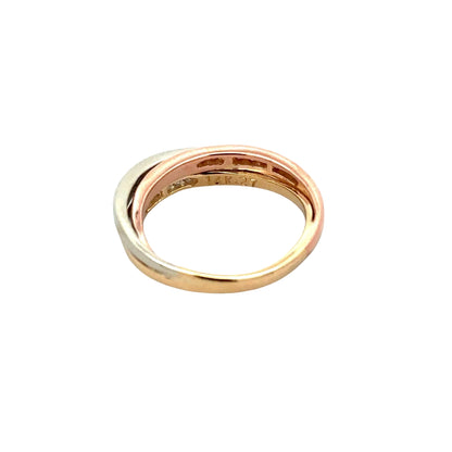 Inside of ring with 14K stamp and .27 ct stamp