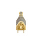Bottom of yellow gold diamond plug pendant
