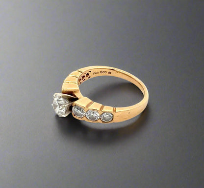 14K 585 stamp inside of band
