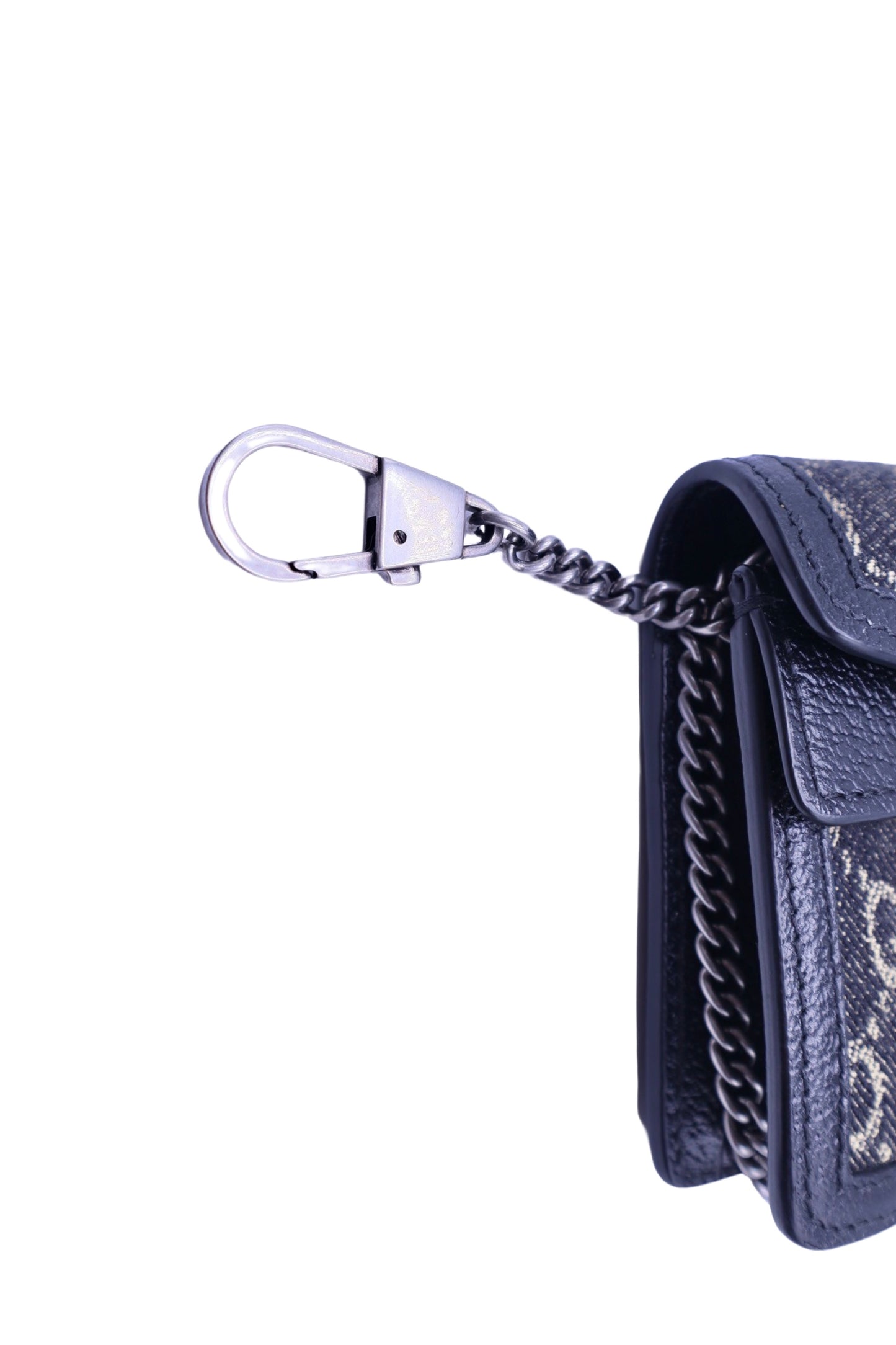 Gucci Dionysus Super Mini Denim Handbag