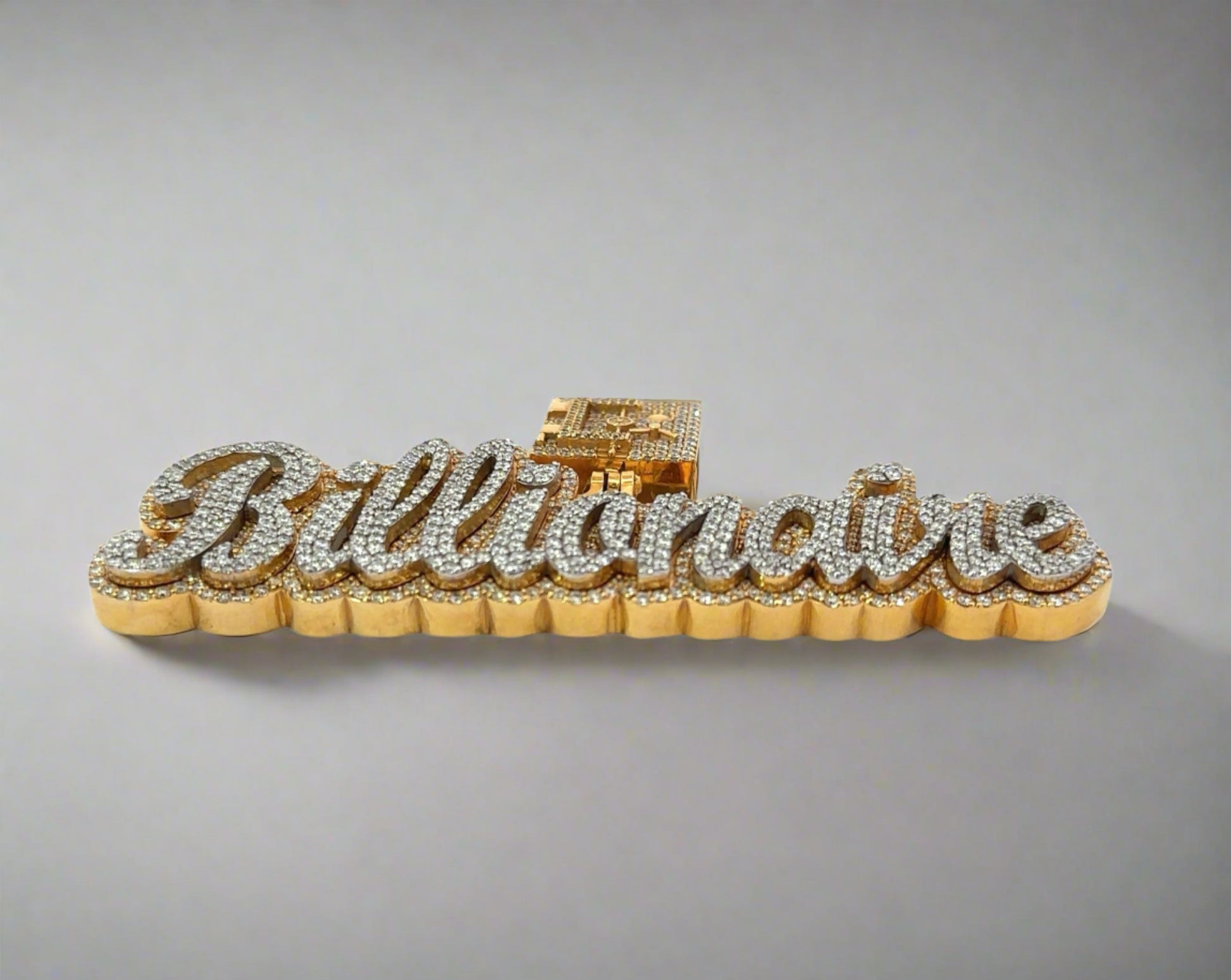 Bottom of billionaire pendant