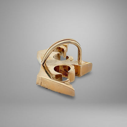 Side of gold crown