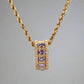 360 video of yellow gold rope chain and yellow gold diamond and gemstone pendant