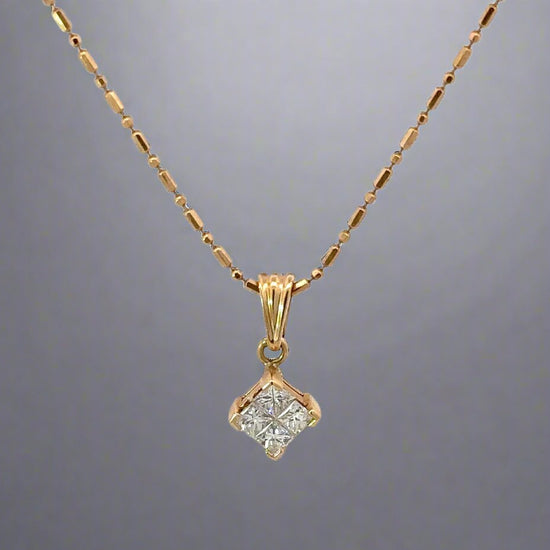 360 vide of diamond necklace
