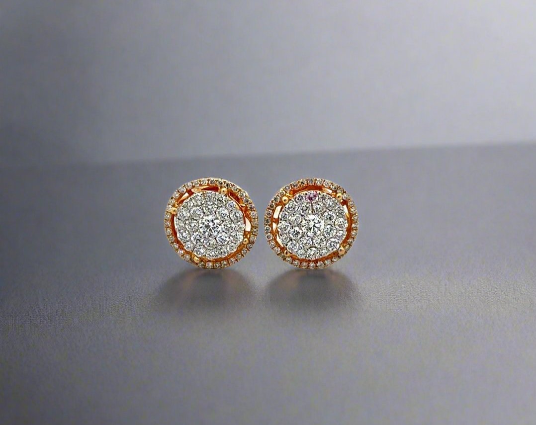 Video of diamond earrings