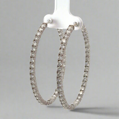 360 video of diamond hoops