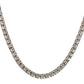 360 video of white gold diamond tennis necklace