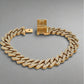 360 video of diamond cuban link bracelet