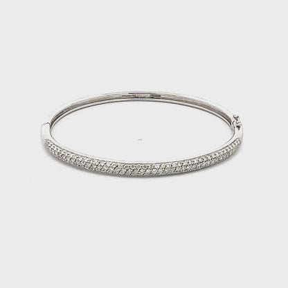 Video of diamond bangle bracelet. Shows some scratches 