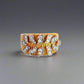 360 Video of 18K yellow gold diamond ring