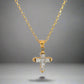 360 Video of Diamond Cross Necklace