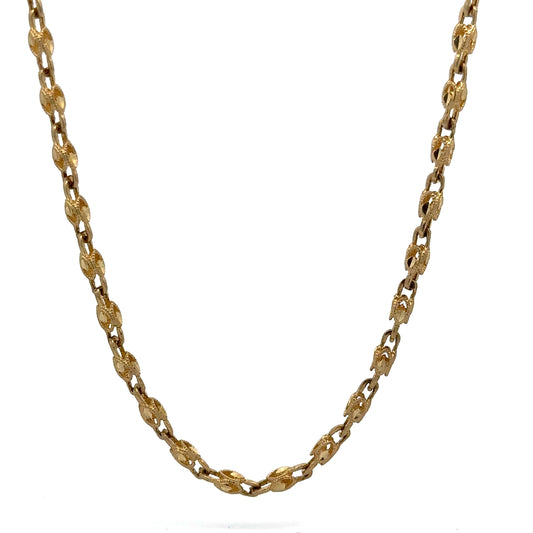 hanging yellow gold turkish chain